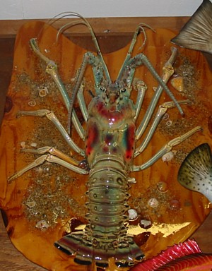 Fiberglass Replica of Florida Lobster